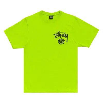 Pre-owned Stussy X Always World Tour Tee 'lime' | Green | Men's Size M