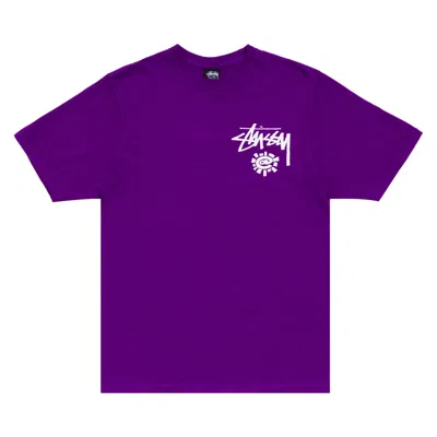 Pre-owned Stussy X Always World Tour Tee 'purple' | Men's Size Xl