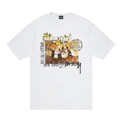 Pre-owned Stussy X Denim Tears Annie Lee Tee 'white' | Men's Size Xxl