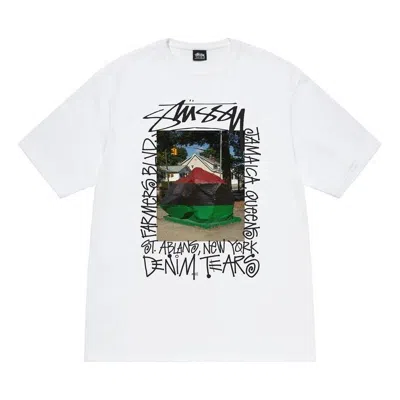 Stussy X Denim Tears Farmers Blvd Tee 'white'