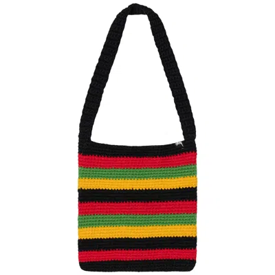 Pre-owned Stussy X Denim Tears Messenger Bag 'multicolor' In Multi-color