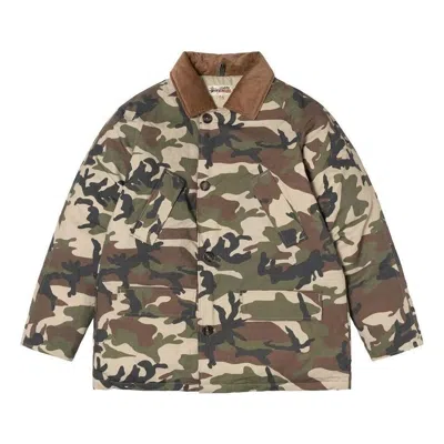 Stussy X Denim Tears Ripstop Down Army Jacket 'camo' In Multi