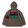 Stussy X Denim Tears Sweater 'grey' In Brown