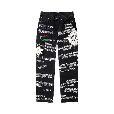 Pre-owned Stussy X Denim Tears X Our Legacy Ttl 501 Jean 'black'