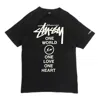 Stussy X Fragment Design 1 World 1 Love 1 Heart T-shirt 'black'