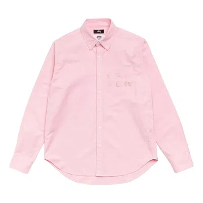 Stussy X Junya Button Down Shirt 'pink'