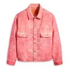 Stussy X Levi's Dyed Jacquard Jacket 'pink'