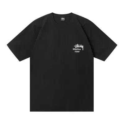 Pre-owned Stussy X Martine Rose Collage Pigment Dyed Tee 'black'