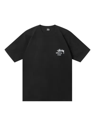 Stussy X Martine Rose Grafic-print T-shirt In Black