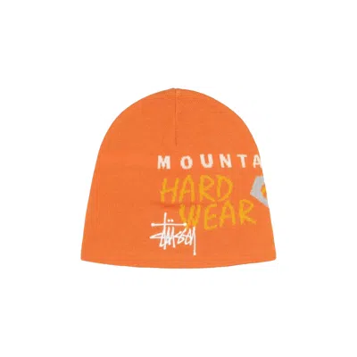 Pre-owned Stussy X Mountain Hardwear Skullcap 'alpine Orange' | Men's Size Onesize