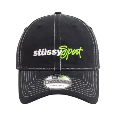 Pre-owned Stussy X New Era 9twenty Sport Strapback 'black' | Men's Size Onesize