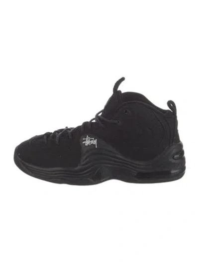 Pre-owned Stüssy X Nike Embroidered Accent Sneakers In Black