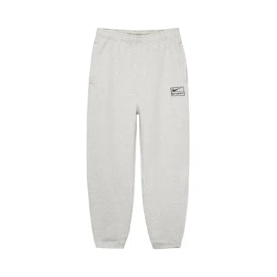 Pre-owned Stussy X Nike Fleece Pant 'grey Heather' | Men's Size Xs In Gray