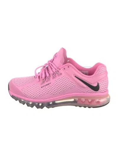 Pre-owned Stüssy X Nike Mesh Athletic Sneakers In Pink