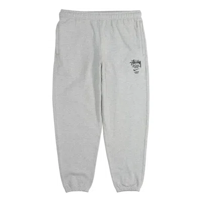 Stussy X Nike Nrg Zr Fleece Pants 'heather Grey' In Gray