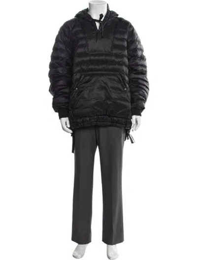 Pre-owned Stüssy X Nike Puffer Coat In Black