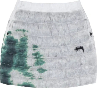 Stussy X Nike Women Insulated Skirt In White/gorge Green