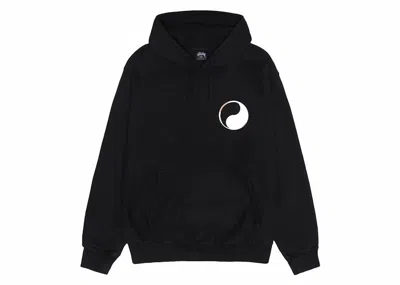 Pre-owned Stussy X Our Legacy Ol Drop Shadow Pigment Dyed Hoodie In Black
