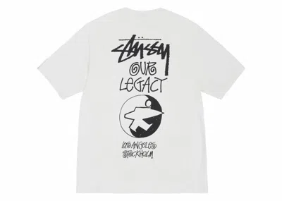 Pre-owned Stussy X Our Legacy Ol Surfman Pigment Dyed Tee Shirt In Natural In Brown