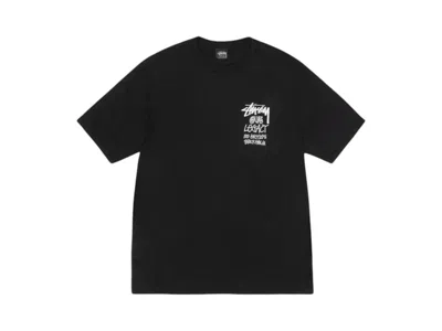 Pre-owned Stussy X Our Legacy Surfman Pigment Dyed Tee Shirt In Black