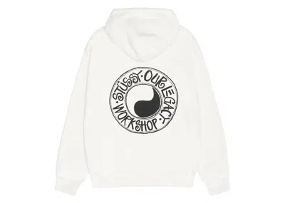 Pre-owned Stussy X Our Legacy Work Shop Buana Pigment Dyed Hoodie In Natural