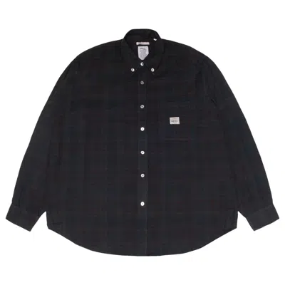 Pre-owned Stussy X Our Legacy Work Shop Check Shirt 'overdyed Navy' | Multi-color | Men's Size S