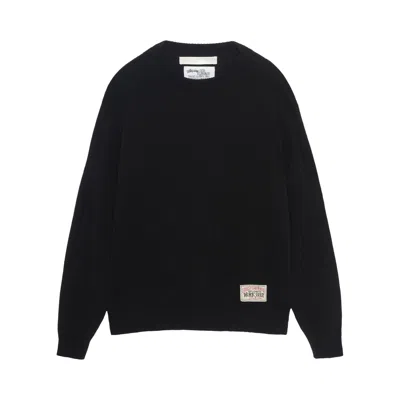 Pre-owned Stussy X Our Legacy Work Shop Knitted Roundneck Sweater 'black'