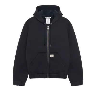 Pre-owned Stussy X Our Legacy Work Shop Scuba Zip Hoodie 'black' | Men's Size Xl