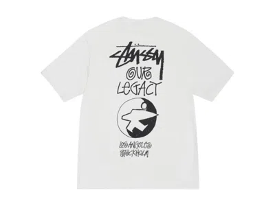 Pre-owned Stussy X Our Legacy Work Shop Surfman Pigment Dyed Tee Shirt In Natural In Brown