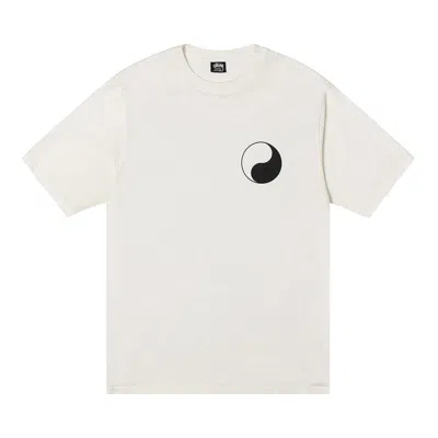 Pre-owned Stussy X Our Legacy Work Shop Yin Yang Pigment Dyed Tee 'natural' | Cream | Men's Size S In White