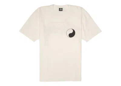 Pre-owned Stussy X Our Legacy Work Shop Yin Yang Pigment Dyed Tee Shirt In Natural