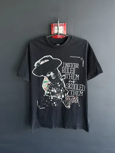 Pre-owned Stussy X Vintage Stussy I Never Ruled Them If Only Skooled Them Tee Limited In Black