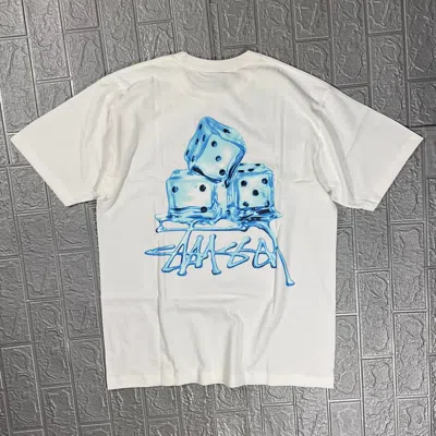 Pre-owned Stussy X Vintage Stussy Ice Melted Tee White