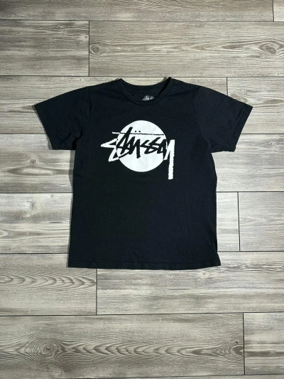Pre-owned Stussy X Vintage Stussy Logo T Shirt In Black