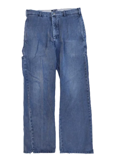 Pre-owned Stussy X Vintage Stussy Pants Streetwear In Faded Blue