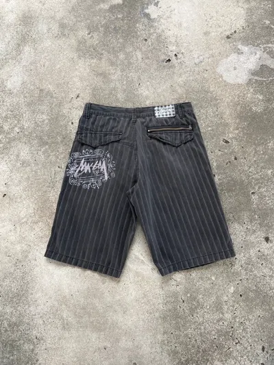 Pre-owned Stussy Y2k  Jorts Pants In Black