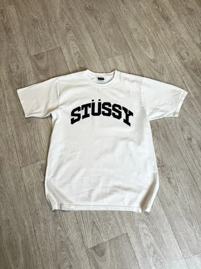 Pre-owned Stussy Y2k T-shirt In White