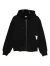 Stussy Zip-up Hooded Jacket In Black