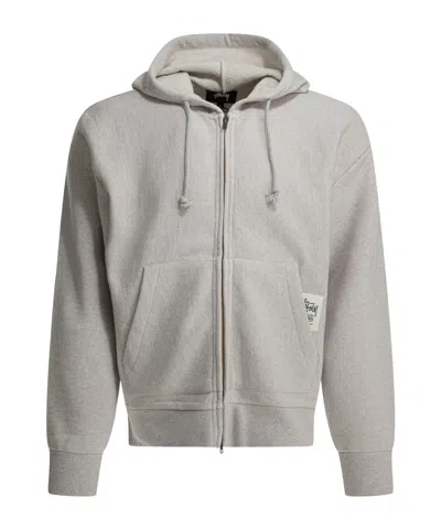 Stussy Zipper Sweatshirt In Gray