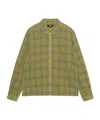 Stussy Zippered Shirt In Green