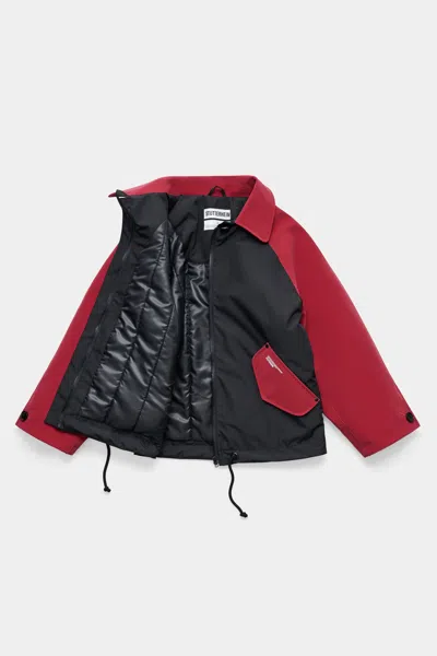 Stutterheim Bandhagen Winter Jacket Black/ In Black,burgundy