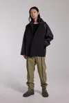 Stutterheim Bergamo Hooded Jacket In Black
