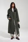 Stutterheim Chetham Matte Raincoat In Green