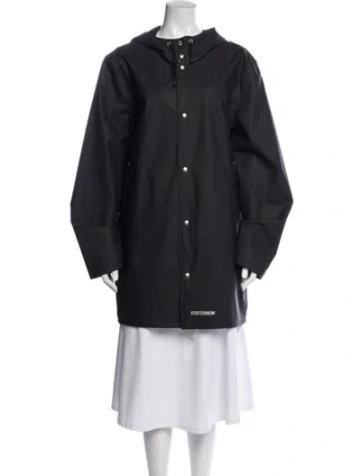 Pre-owned Stutterheim Coat In Black