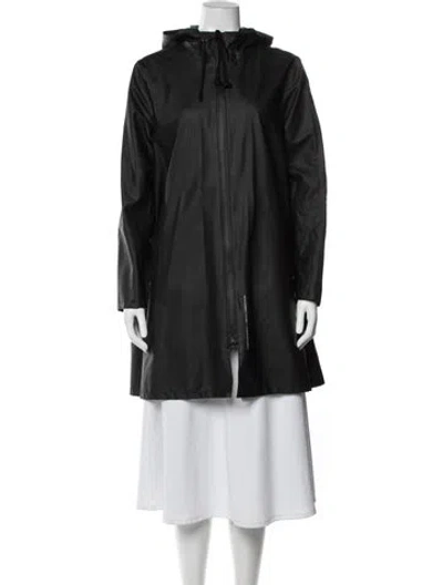 Pre-owned Stutterheim Coat In Black