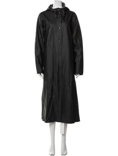 Pre-owned Stutterheim Coat In Black
