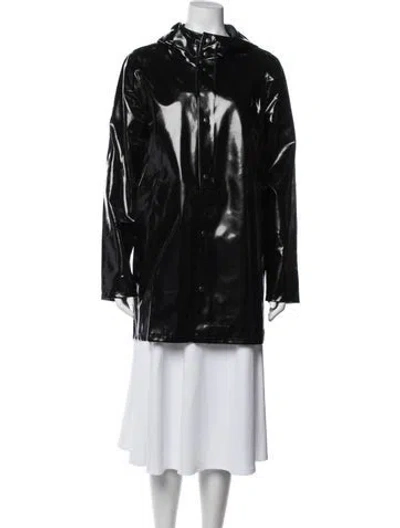 Pre-owned Stutterheim Coat In Black
