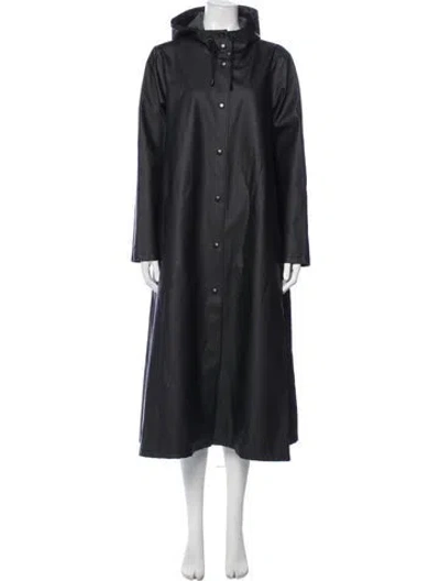 Pre-owned Stutterheim Coat In Black