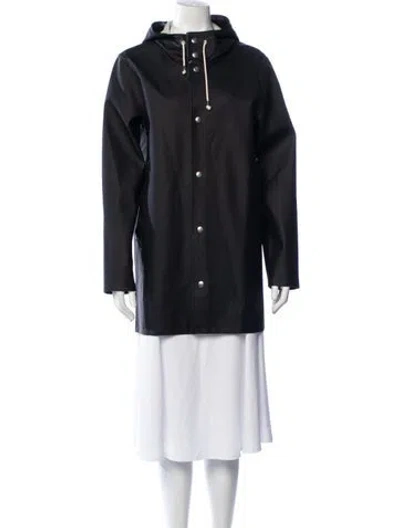 Pre-owned Stutterheim Coat In Black