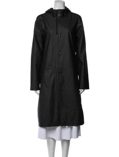 Pre-owned Stutterheim Coat In Black